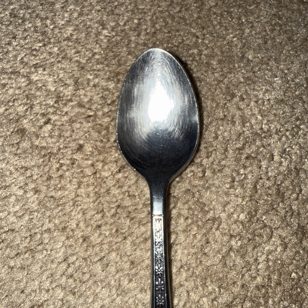 Interpur Florenz Stainless Steel Teaspoon Petal Vintage - Picture 3 of 5